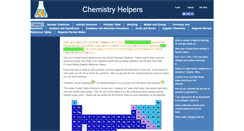 Desktop Screenshot of chemistryhelpers.com